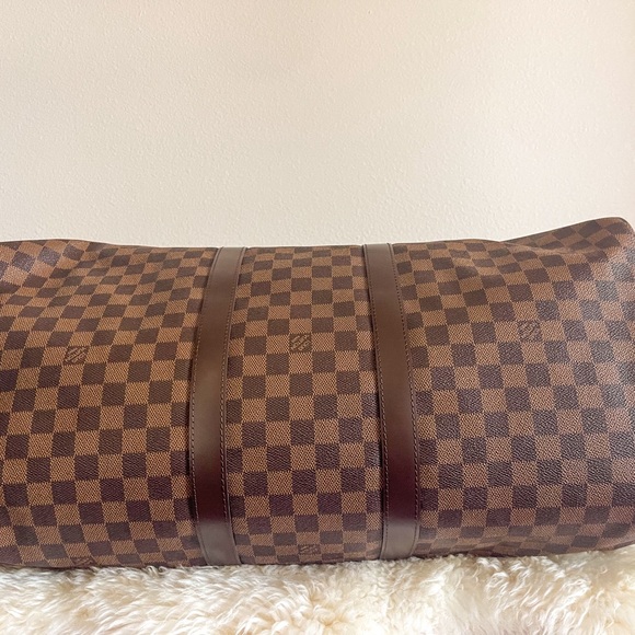 Louis Vuitton Keepall Bandouliere 55 Damier Ebene NWT - Picture 3 of 16
